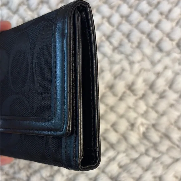 🖤 Vintage 2001 COACH Leatherware Black Signature Wallet – NWT / Never Used 🖤 - Picture 6 of 12